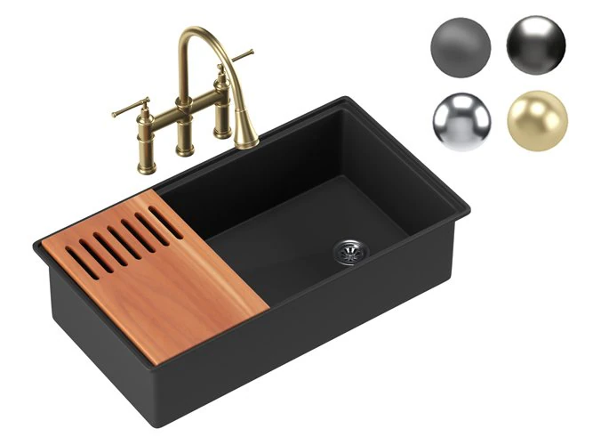 kraus sink 03 3D Model .c4d .max .obj .3ds .fbx .stl .blend 