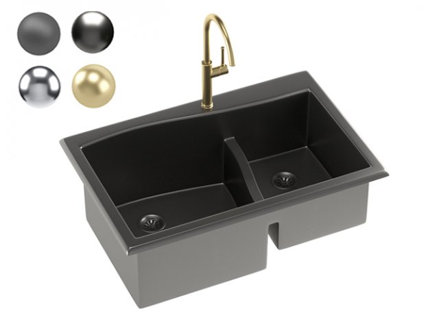 kraus sink 04 3D मॉडल .c4d .max .obj .3ds .fbx .stl .blend