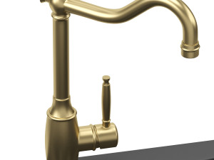 Sink with faucet schock Modelo 3D