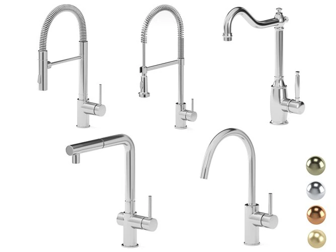 Schock faucets 3D Model .c4d .max .obj .3ds .fbx .stl .blend 