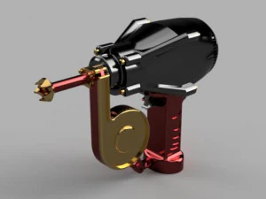 taladro extraño Modelo de impresión 3D