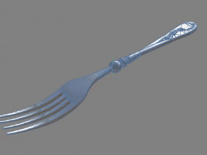 the dining room fork 3D-Modell