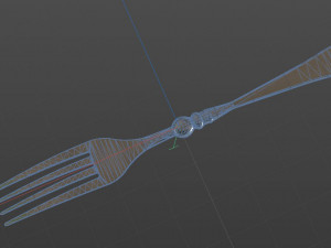 the dining room fork 3D-Modell