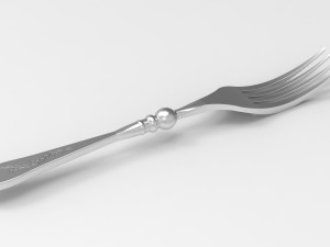 the dining room fork 3D-Modell