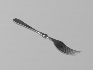 the dining room fork 3D-Modell