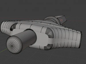 n&oacute;ż do szkła Model 3D