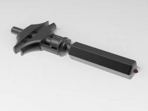 n&oacute;ż do szkła Model 3D