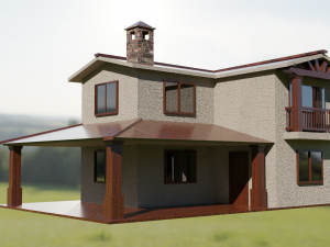 Rustic house 3Dモデル