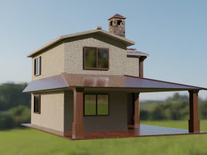 Rustic house 3D Model