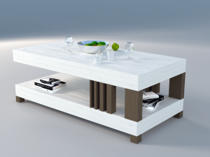 coffee table vanilla 3D Model