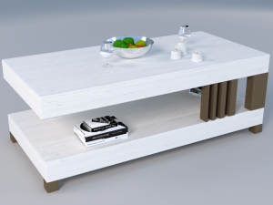 coffee table vanilla 3D Model