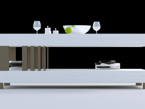 coffee table vanilla 3D Model