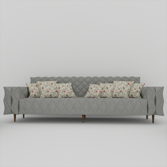 chester 7-seater sofa 3D मॉडल .c4d .max .obj .3ds .fbx .stl .blend 