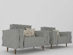 chester 7-seater sofa 3D मॉडल