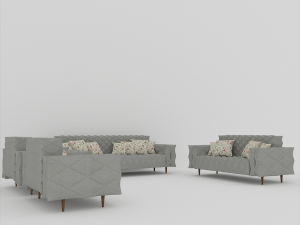chester 7-seater sofa 3D मॉडल