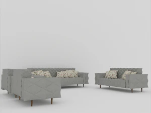 chester 7-seater sofa 3D Model