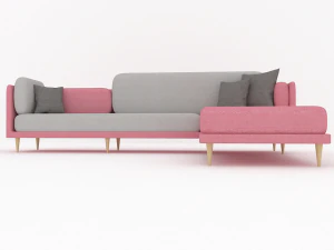mobília do sofá l Modelo 3D