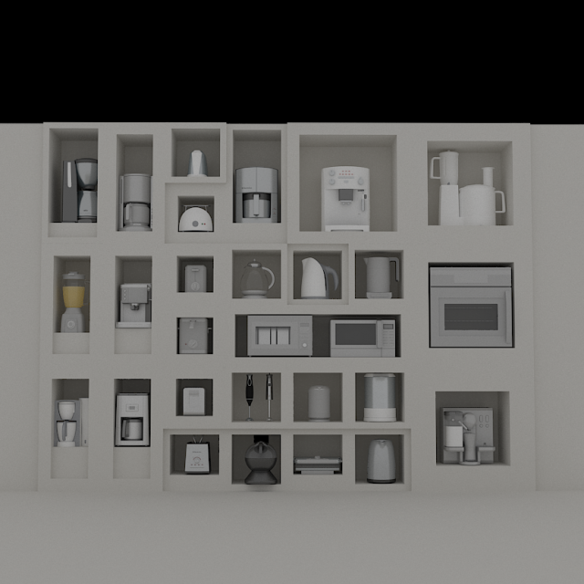 kitchenware Modello 3D .c4d .max .obj .3ds .fbx .stl .blend 