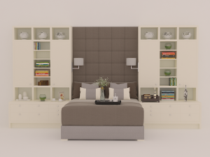 double bed 3D Model