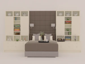double bed 3D Model