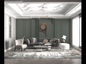 lvng room desgn 3D Model