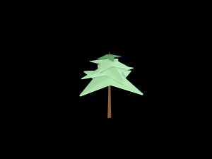 low poly trees Modelo 3D