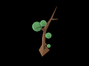 low poly trees 3D Model