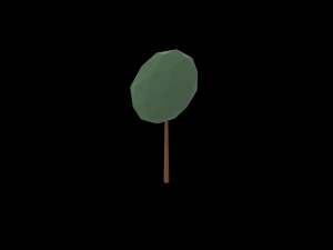 low poly trees Modelo 3D
