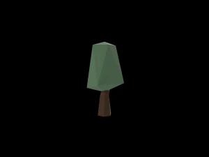 low poly trees 3D Model