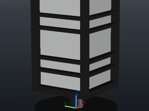 Box Garden Light 3D Model