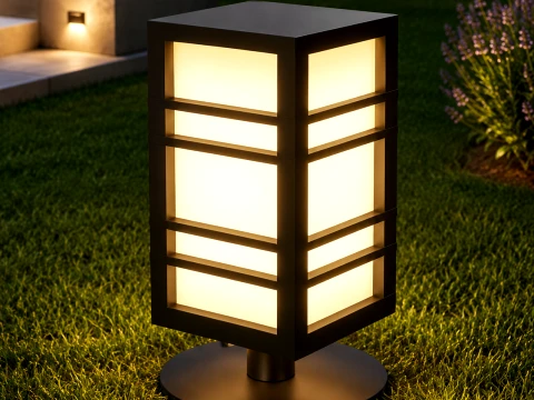 Box Garden Light 3D Model