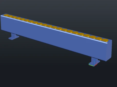 Modern LED Wall Washer Light 3D Model
