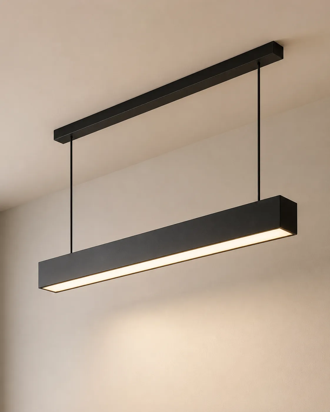 Modern Linear Pendant Light 3D Model .c4d .max .obj .3ds .fbx .stl .blend 