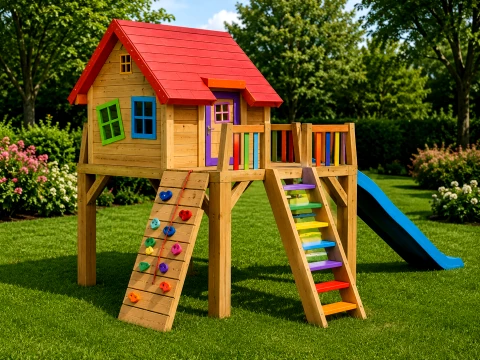 Modern Multifunctional Playground 3D Model
