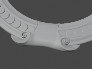 ring ornament 3d print model Modelo de Impressão 3D