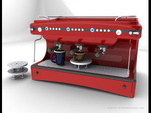 espresso machine model 3D Model