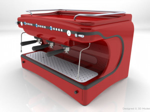 espresso machine model 3D Model