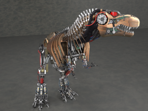 t-rex robotic 3Dモデル