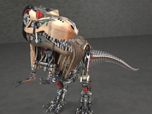t-rex robotic 3Dモデル