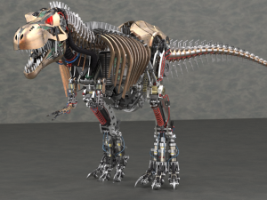 t-rex robotic 3Dモデル