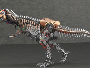 t-rex robotic 3Dモデル