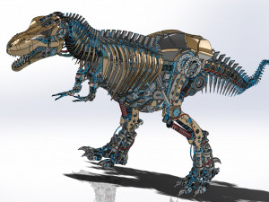 t-rex robotic 3Dモデル
