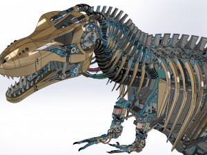 t-rex robotic 3Dモデル