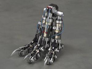 t-rex mechanical foot 3D Model