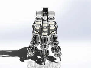 t-rex mechanical foot 3D Модель