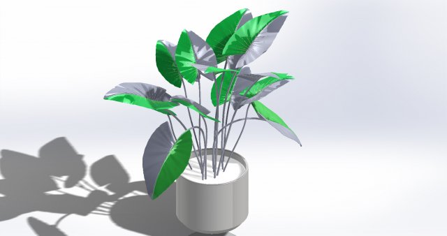 potted plants tree 1 model Modelo 3D .c4d .max .obj .3ds .fbx .stl .blend 