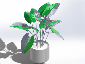 potted plants tree 1 model 3D Model