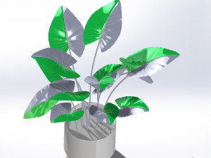 potted plants tree 1 model Modelo 3D
