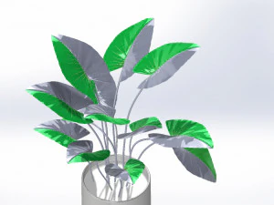 potted plants tree 1 model 3D Model