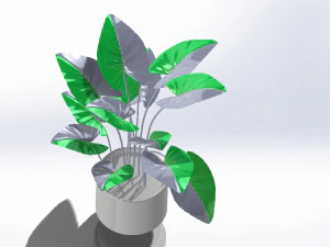 potted plants tree 1 model 3D Model